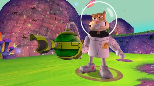 XBOX360海绵宝宝痞老板机器人复仇