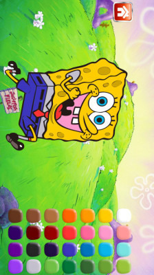 海綿寶寶填色(SpongeBob coloring)