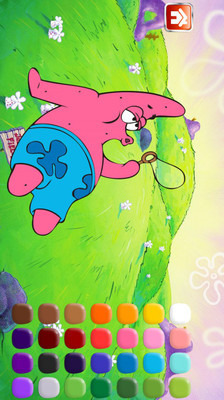 海綿寶寶填色(SpongeBob coloring)