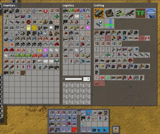 異星工廠v0.16超大背包與建筑間隔空間技術(shù)mod