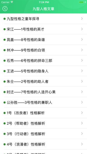 eBest九型人格测试iPhone/iPad版
