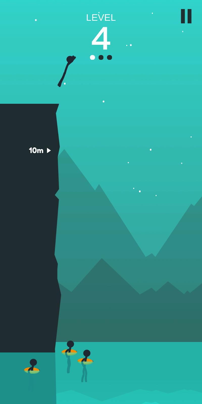 火柴人悬崖翻转跳水(Stick Man Cliff Diving)